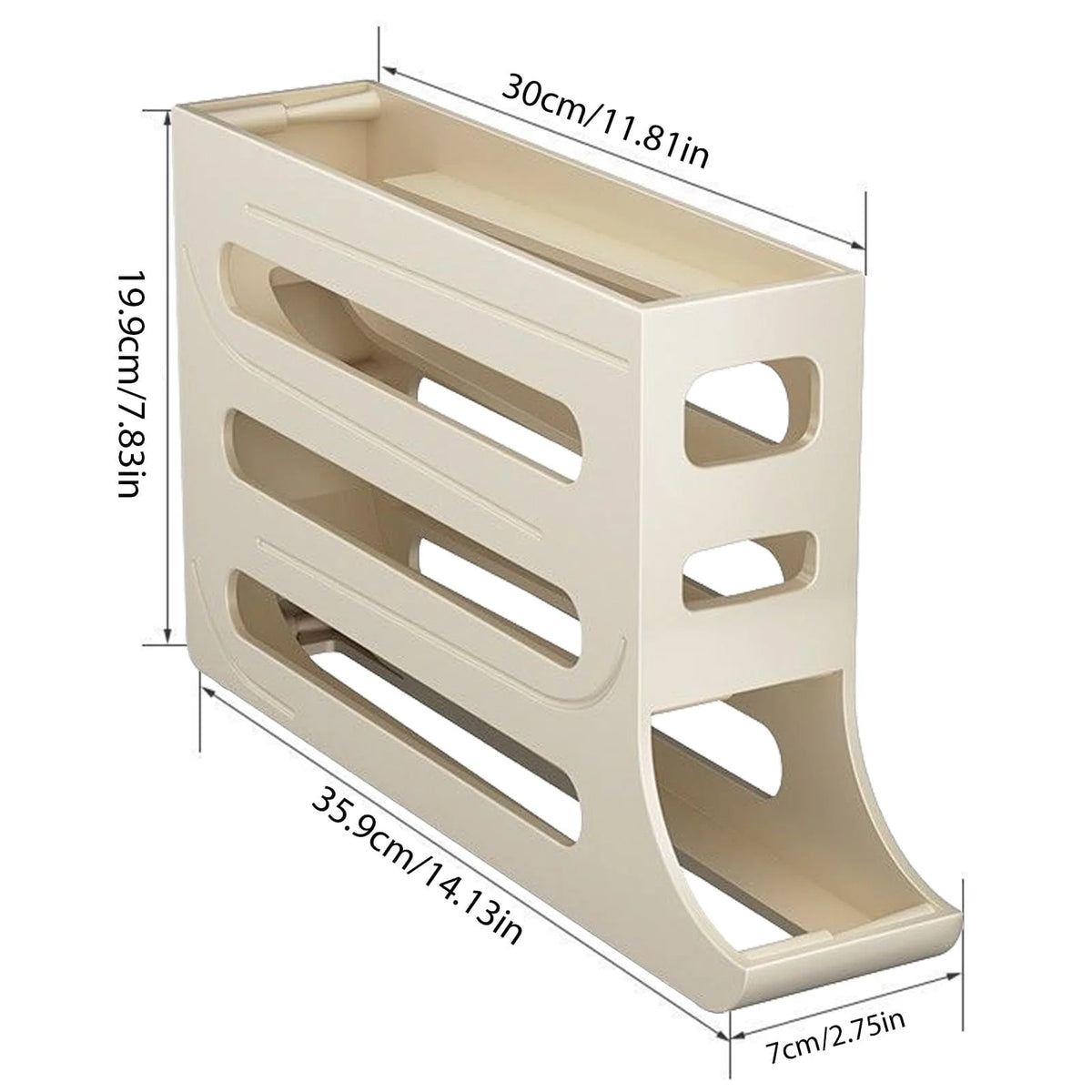 Stackable Automatic Sliding Egg Holder
