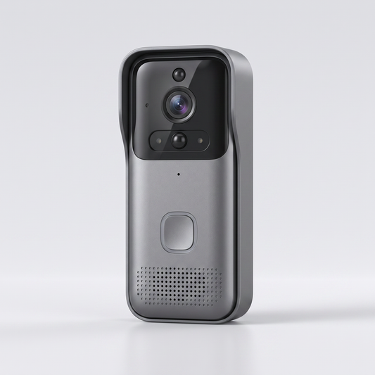 Smart WiFi Video Doorbell, studio product photo