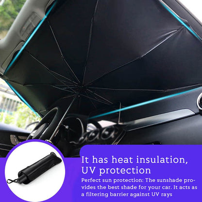 Car windshield umbrella foldable sunshade UV protection cover