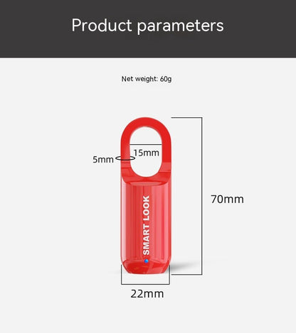 USB rechargeable fingerprint padlock for gym locker