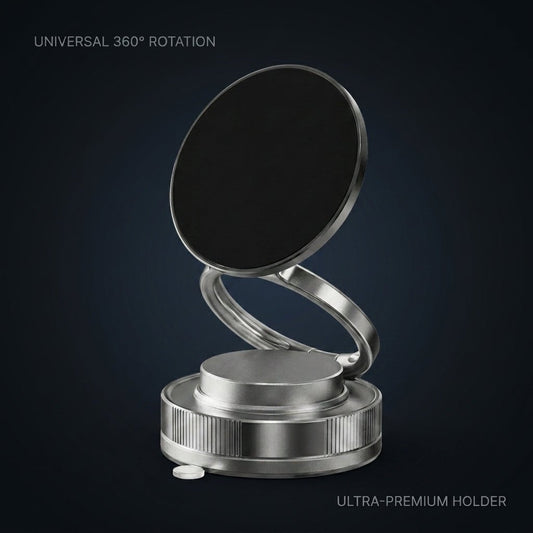Magnetic car phone holder 360 degree rotation mount