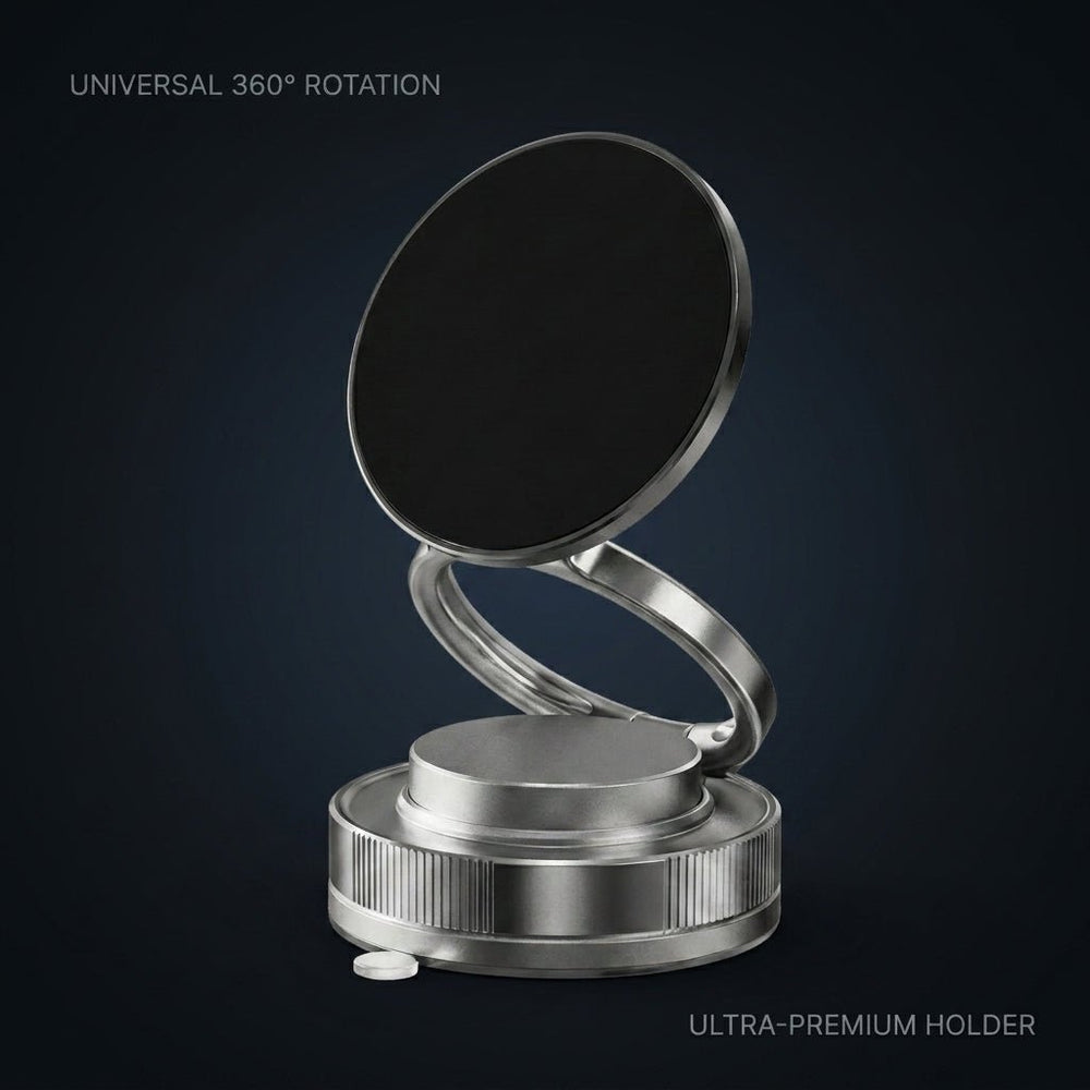 Magnetic car phone holder 360 degree rotation mount