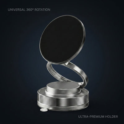 Magnetic car phone holder 360 degree rotation mount