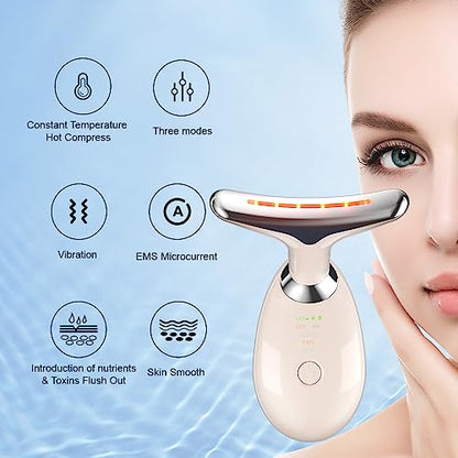 Portable neck massager lightweight skin-friendly material