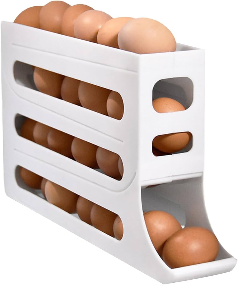 Stackable Automatic Sliding Egg Holder
