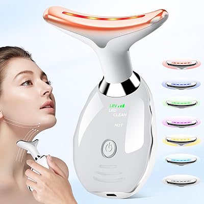Neck care beauty device rechargeable USB compact massager