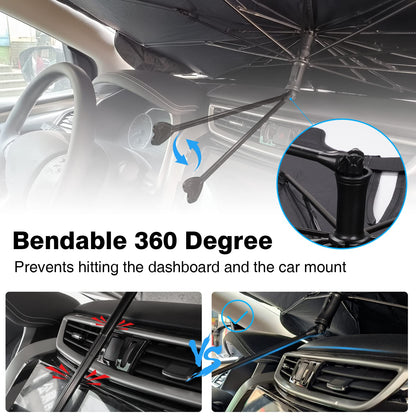 Car sun shade umbrella front window cover 1660x1660