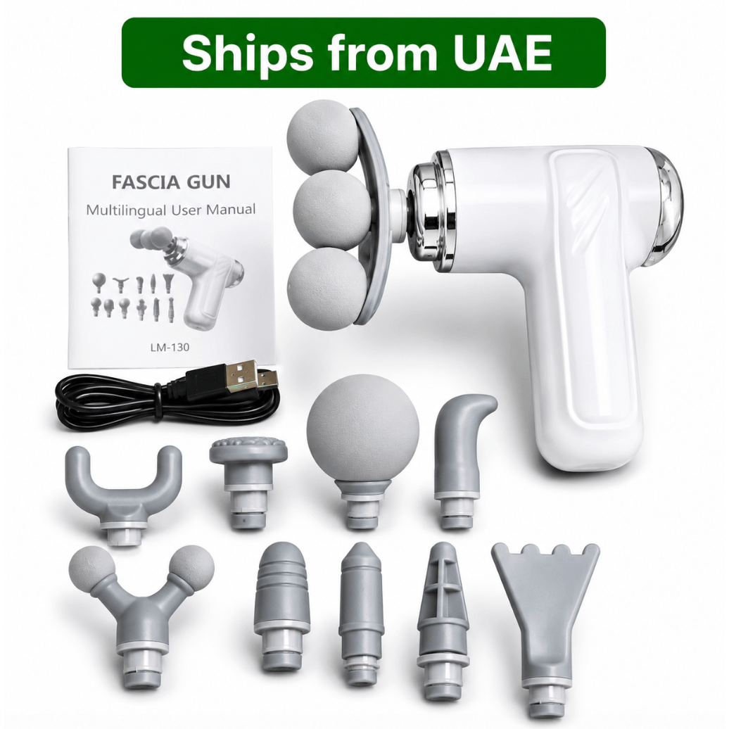 Multi-Head Fascia Gun Massager