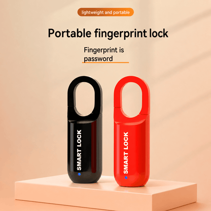 USB charging fingerprint lock stainless steel smart padlock