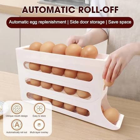 Stackable Automatic Sliding Egg Holder
