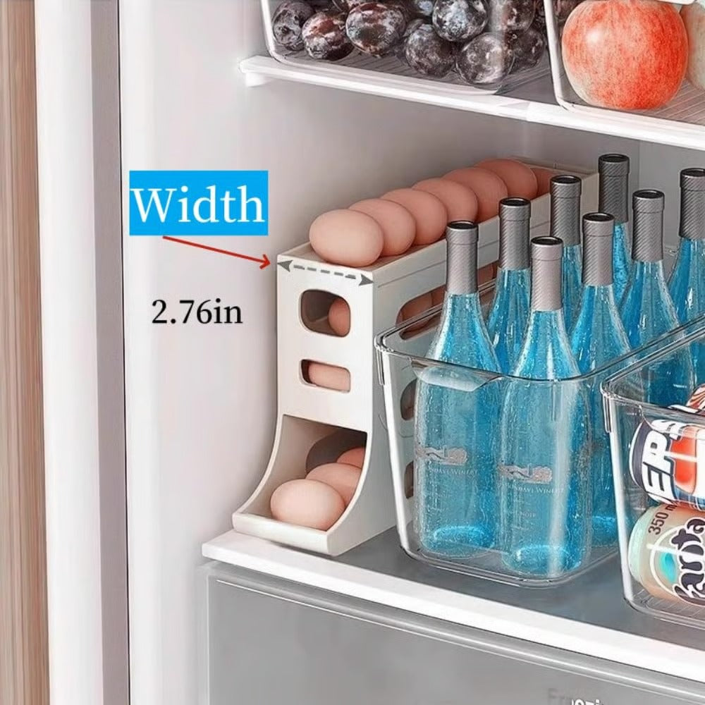 Stackable Automatic Sliding Egg Holder